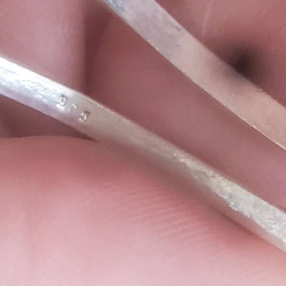 New Garnet 925 Silver Cuff Bracelet. - Picture 16 of 16